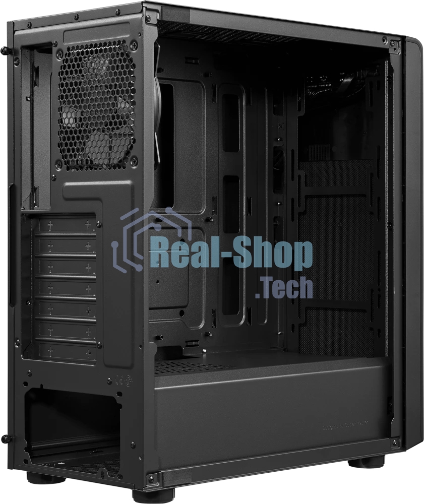 Компьютерный корпус Cooler Master Elite 500 w/o ODD bay, 2xUSB3.2, 1x120Fan, w/o PSU, Black, Steel left panel, ATX