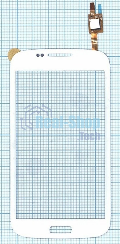 Сенсорное стекло (тачскрин) для Samsung Galaxy Core GT-I8260/8262, белое