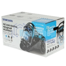 Пылесос Samsung VC15K4116VR/EV красный/черный, 390/1500 Вт, уборка сухая, пылесборник контейнер 1.3 л