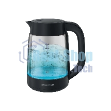 Чайник электрический Starwind SKG4030 1.7 л, 2200 Вт, черный (корпус: стекло)