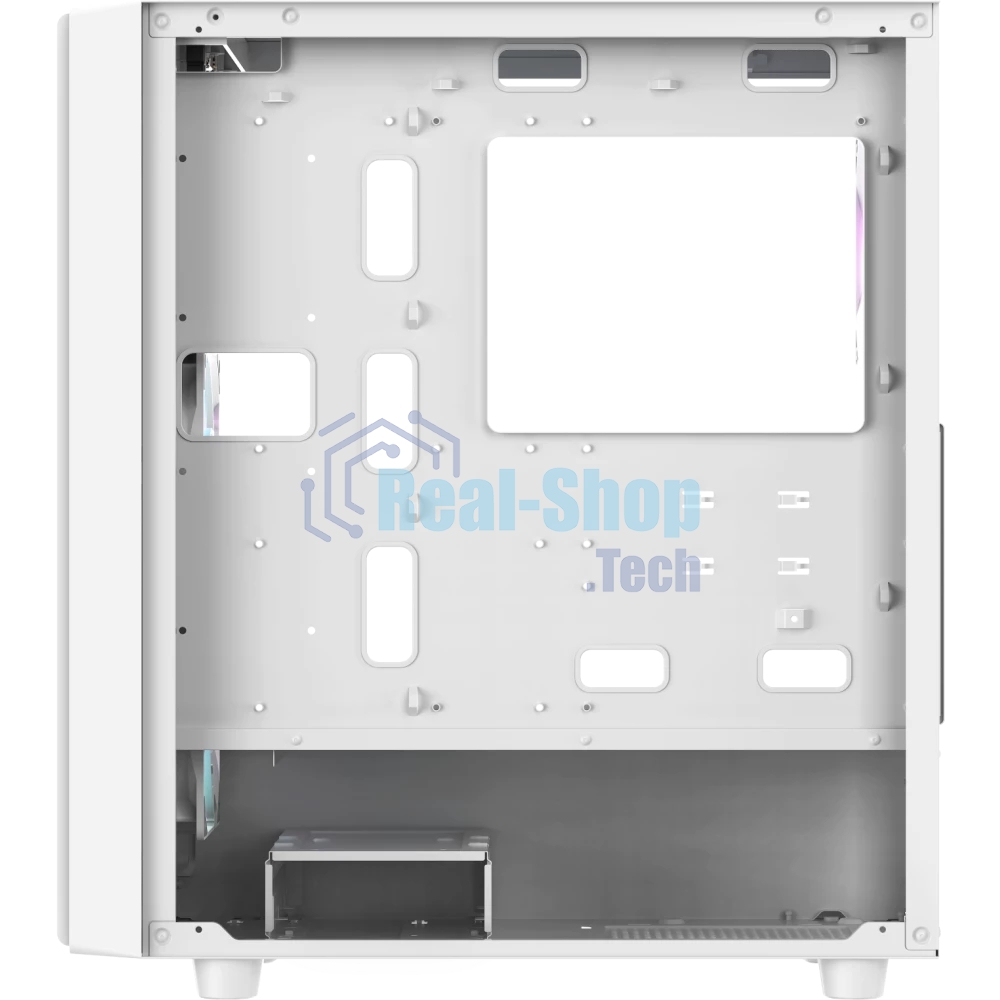 Компьютерный корпус Ocypus Gaммa C70 WH ARGB ATX/win/белый/4 ARGB fans/no PSU/Tempered Glass