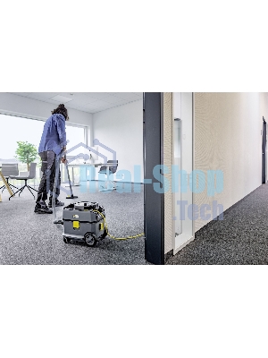 Пылесос Karcher T 10/1 серый/черный, 585 Вт, уборка сухая, пылесборник мешок/контейнер 10 л