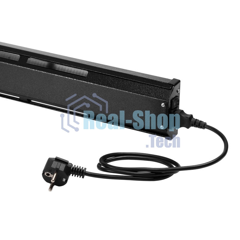 Конвектор плинтусный СОКОЛ 60-0124, черный, 450 Вт, 15 м2