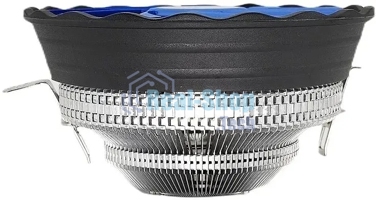 Кулер Digma D-CPC95-PWM2 синий/черный 120мм алюминий 1500rpm 29db 4-pin 95W 66мм