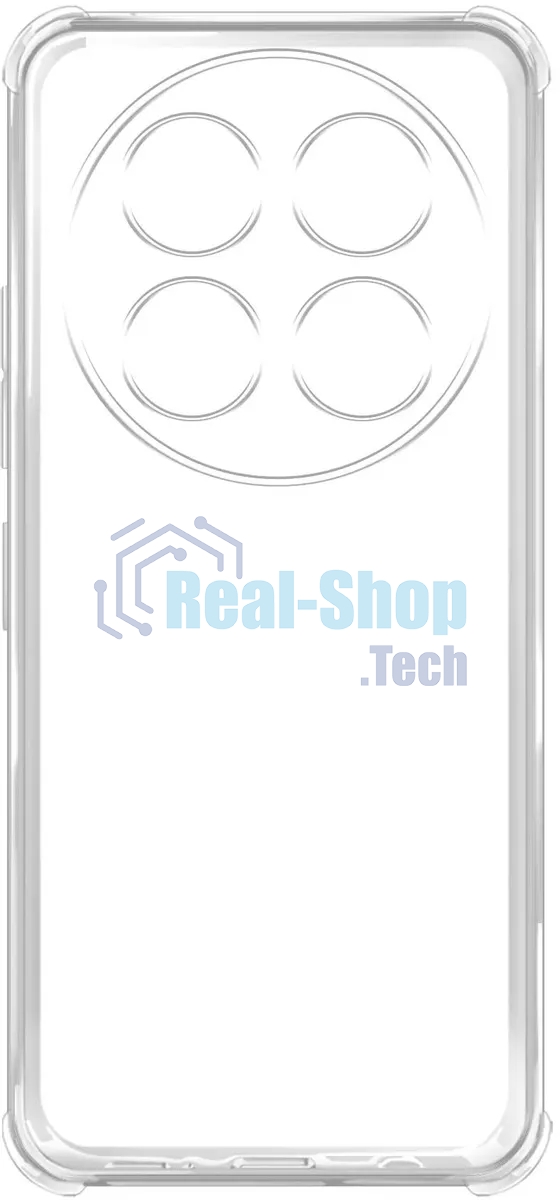 Чехол (клип-кейс) BoraSCO для Huawei Nova 12i Bumper Case прозрачный