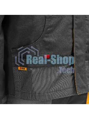 Куртка профессиональная рабочая Denzel 65% полиэстер 35% хлопок, XL