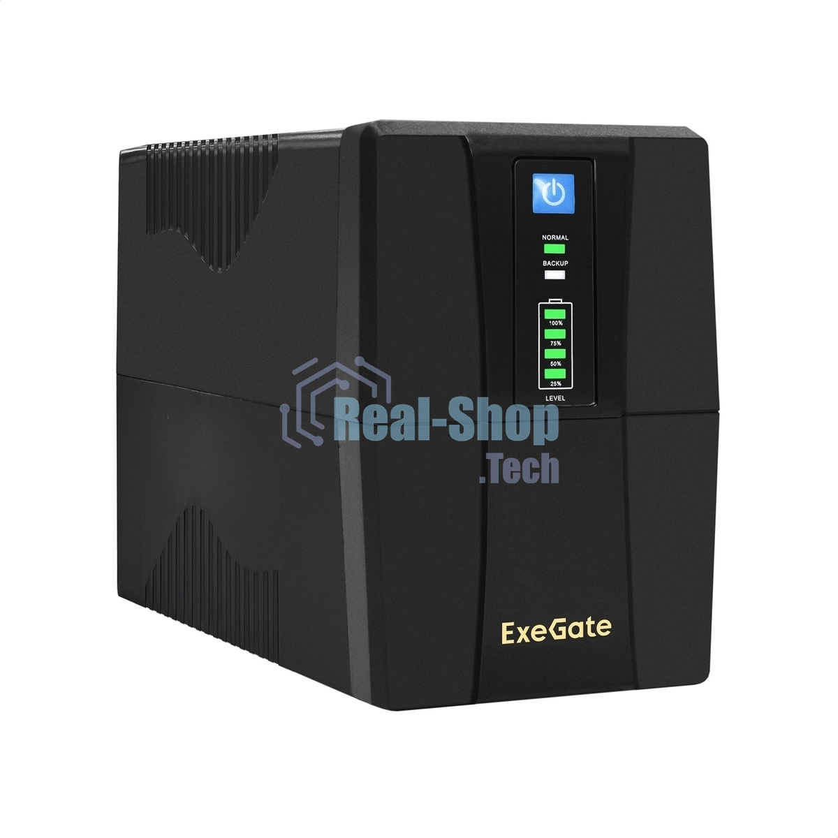 Источник бесперебойного питания ExeGate EP285473RUS Power Back BNB-850.LED.AVR.C13.RJ 850VA/480W, LED, AVR,4*IEC-C13, RJ45/11, черный