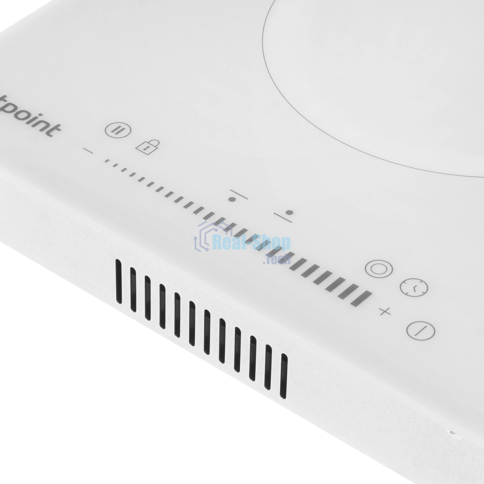 Электрическая варочная поверхность Hotpoint HR 3O2 WH, 2 конфорки, с зоной расширения, стеклокерамика, 3200 Вт