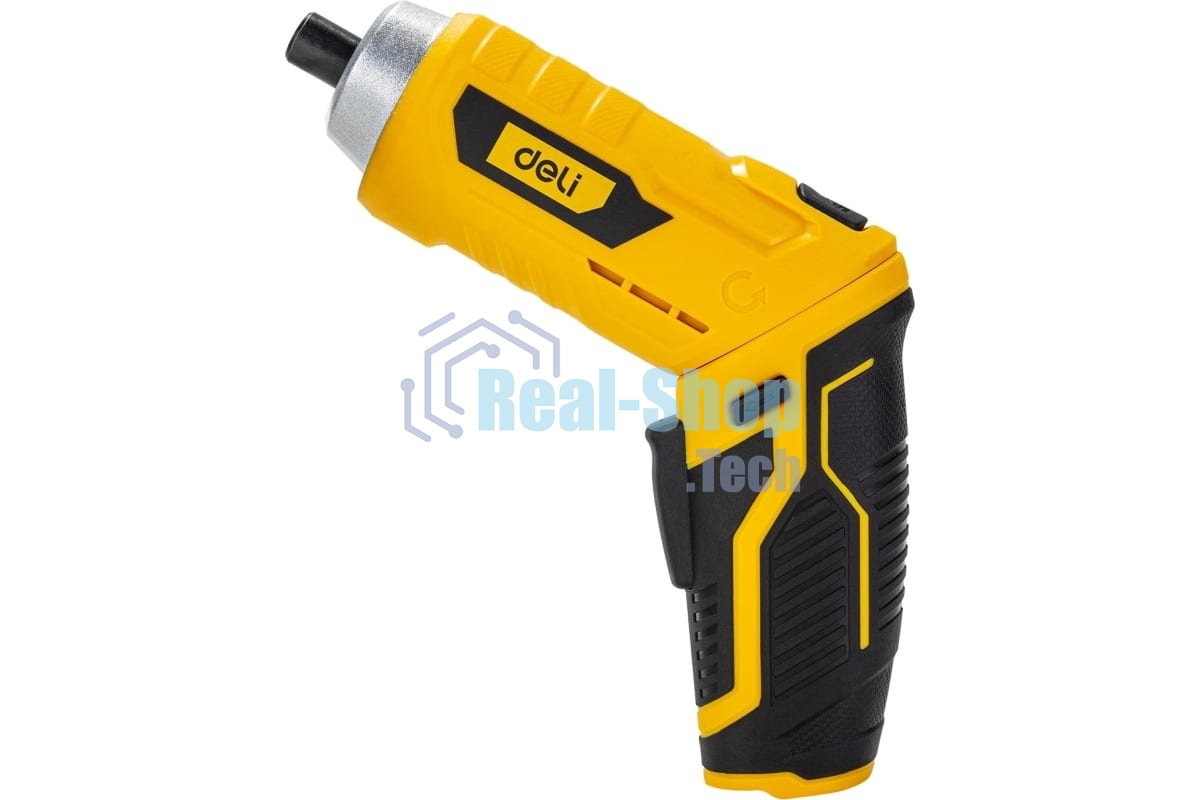 Отвертка аккумуляторная Deli DL-DP04-E2B1 (3,6В, 1,5А*ч, 3Нм, набор бит 10 шт, пласт. кейс)