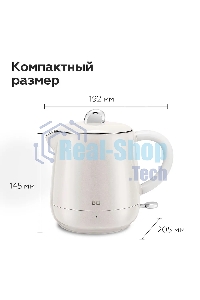 Чайник электрический BQ KT1717P Pearl. Мощность:1000 Вт, Объем 0,6л