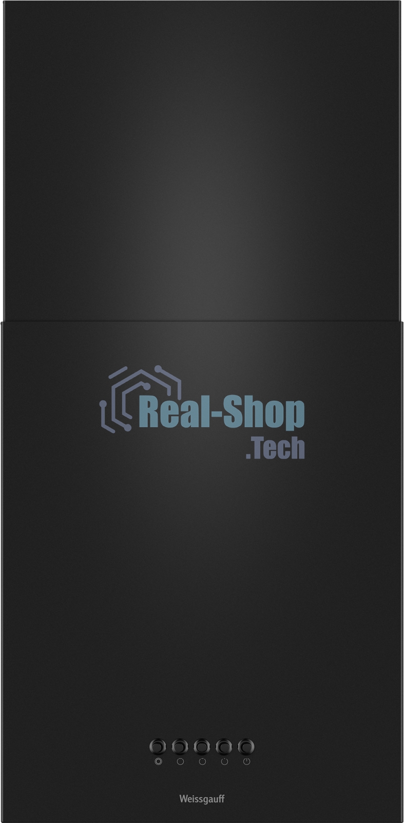 Вытяжка пристенная цилиндрическая Weissgauff Box 40 PB черный, 40 см, 900 куб. м/ч, 58 дБ