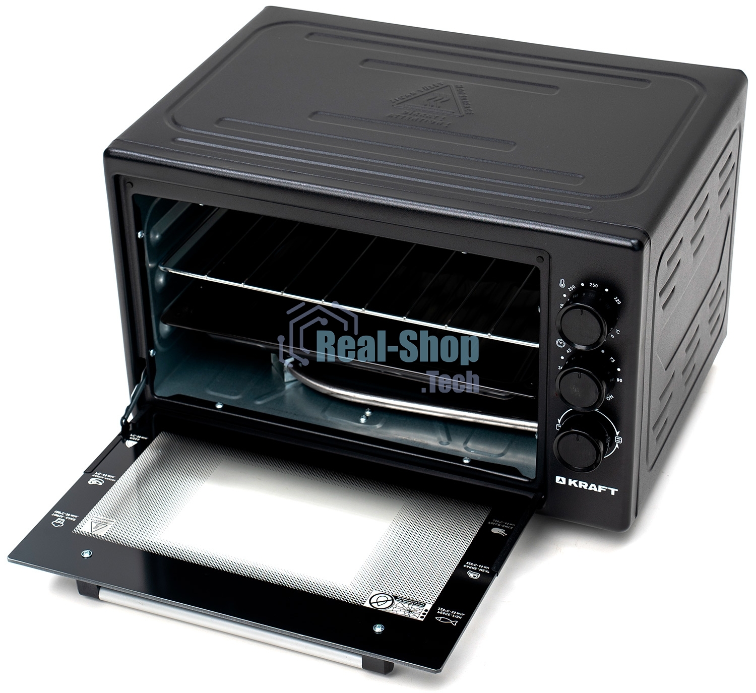 Мини-печь Kraft KF-MO 3200 BL черный