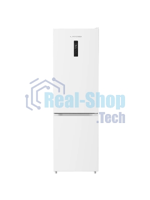 Холодильник Kuppersberg RFCN 2013 WG белое стекло двухкамерный 240/95л морозилка снизу, No Frost