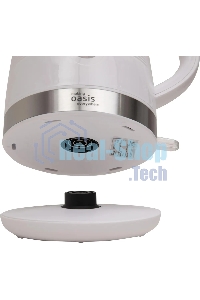 Чайник электрический Oasis making everywhere K-1PW 1,7 л, 2200 Вт, белый