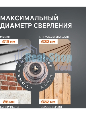 Дрель-шуруповерт Patriot BR 214UES, 21 В, 4 Ач, 85 Нм, бесщеточный