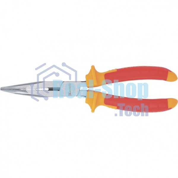 Длинногубцы Matrix изогнутые insulated 200 мм, двухкомпонентные рукоятки