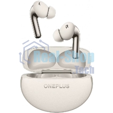 Наушники TWS OnePlus Buds Pro 3 E512A белый (лунный), внутриканальные, Bluetooth, активное шумоподавление, беспроводная зарядка, до 10 ч