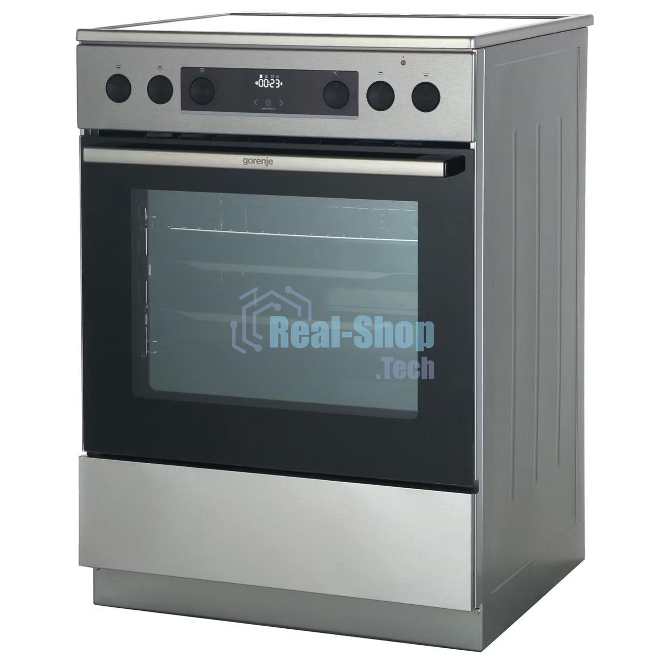 Плита электрическая Gorenje GECS6C70XPA нержавеющая сталь, конфорок 4 шт, духовка 71 л, 60 см x 85 см x 60 см