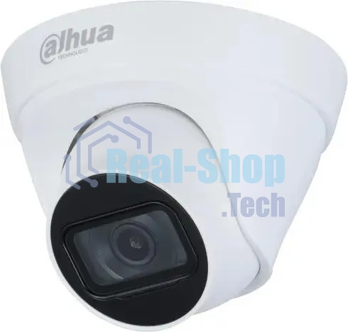 Камера видеонаблюдения Dahua DH-IPC-HDW1230T1P-A-0280B-S6, IP, 2 Мп, 2.8 мм, белая
