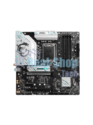 Материнская плата MSI B760M GAMING PLUS WIFI, LGA 1700, Intel B760, 4xDIMM DDR5, 4xSATA, 2xM.2, 1xPCI-E 4.0 x16, 1xPCI-E 3.0 x1, 2xHDMI, 2xDP, 1x 2.5Gb LAN, 2xUSB-A 3.2 Gen 2, 4xUSB 2.0, Micro-ATX