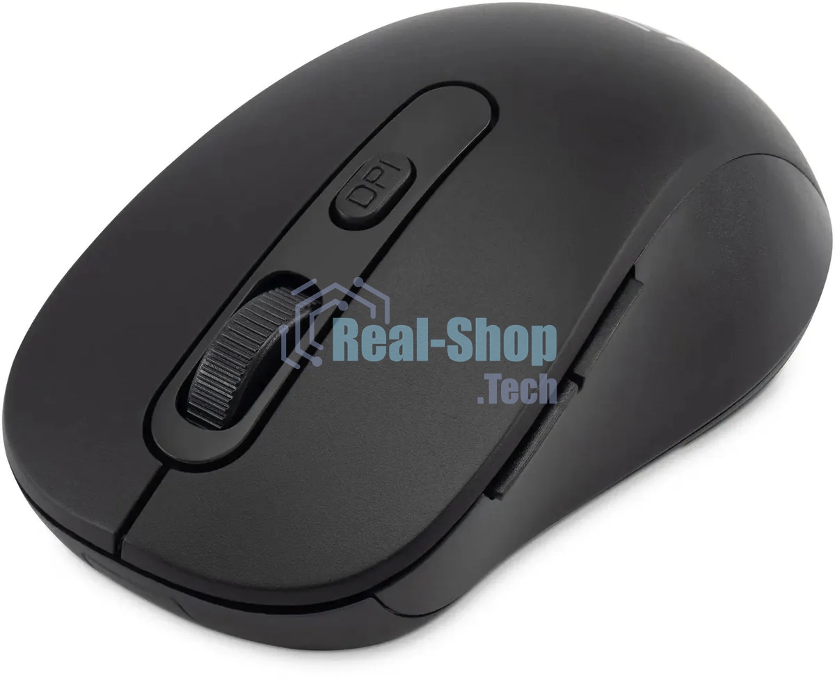 Мышь беспроводная Oklick 677MW черный, 1600 dpi, радиоканал, USB, кнопки - 6