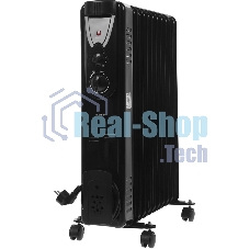 Обогреватель масляный Centek CT-6202 (11 секций) черный, 2500 Вт, 25 м2, термостат