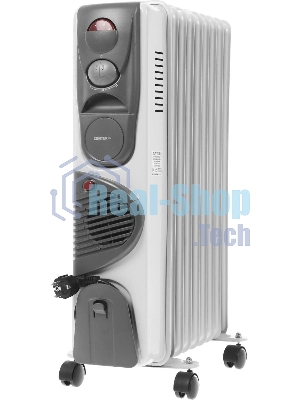 Обогреватель масляный Centek CT-6203-9 (9 секций) белый, 2400 Вт, 20 м2, 3 режима, термостат
