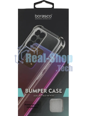 Чехол (клип-кейс) BoraSCO для Huawei Nova 12i Bumper Case прозрачный