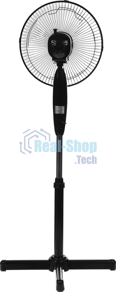 Вентилятор бытовой напольный Rix RSF-3000B, черный