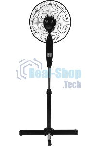 Вентилятор бытовой напольный Rix RSF-3000B, черный