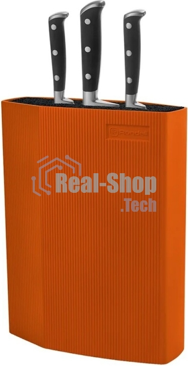 Подставка для ножей Rondell RD-470 (Orange) ABS пластик.