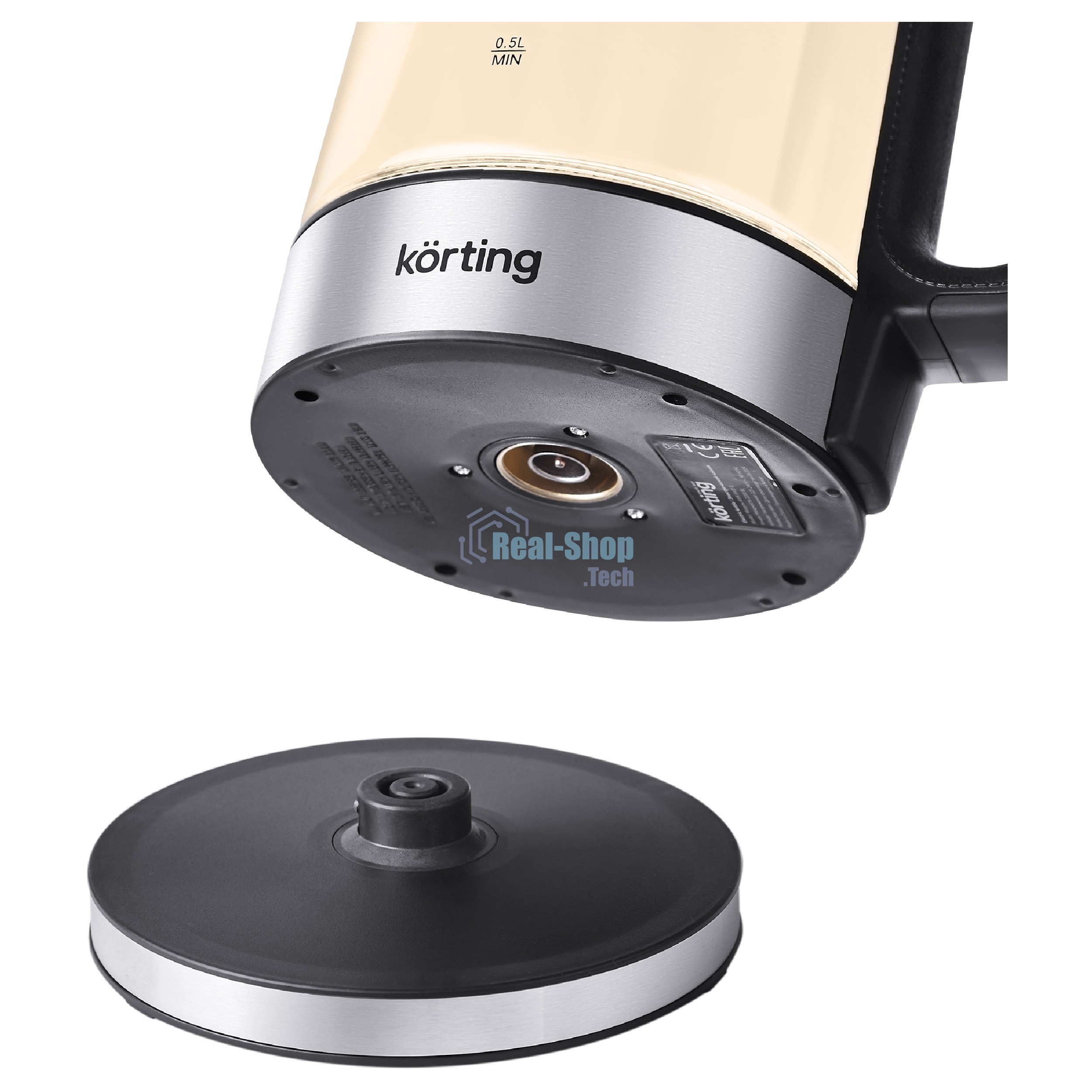 Чайник электрический Korting KWK 0903 G объем 1.7 л, материал: стекло, механическое управление, фильтр от накипи, 5 температурных режимов, автоотключение, поддержание температуры