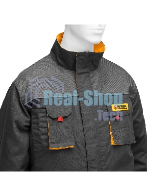 Куртка профессиональная рабочая Denzel 65% полиэстер 35% хлопок, XL