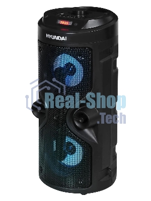 Минисистема Hyundai H-MC150 черный 50Вт/FM/USB/BT/SD/MMC