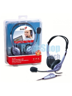 Гарнитура Genius HS-04S Two jack фиолетовый, проводная, 3.5 мм