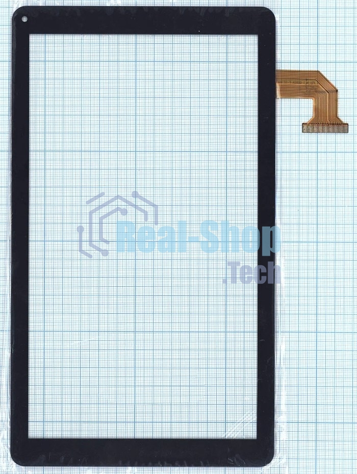 Сенсорное стекло (тачскрин) FX-10.1-0092A-F-02, черное
