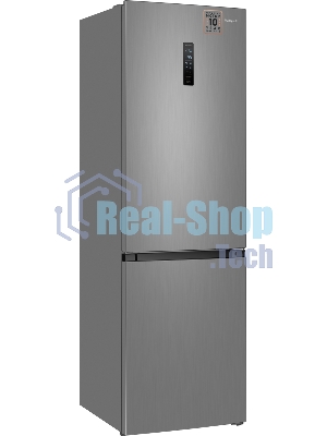 Холодильник Weissgauff WRK 2000 Total NoFrost Inverter нержавеющая сталь двухкамерный 240/95л морозилка снизу