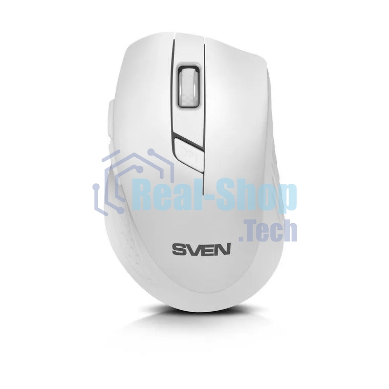 Мышь беспроводная SVEN RX-425W белый, 1600 dpi, радиоканал, USB, кнопки - 6