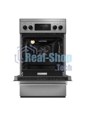 Плита электрическая Maunfeld MEC511CS09TD серебристый, конфорок 4 шт, духовка 59 л, 50 см x 85 см x 60 см