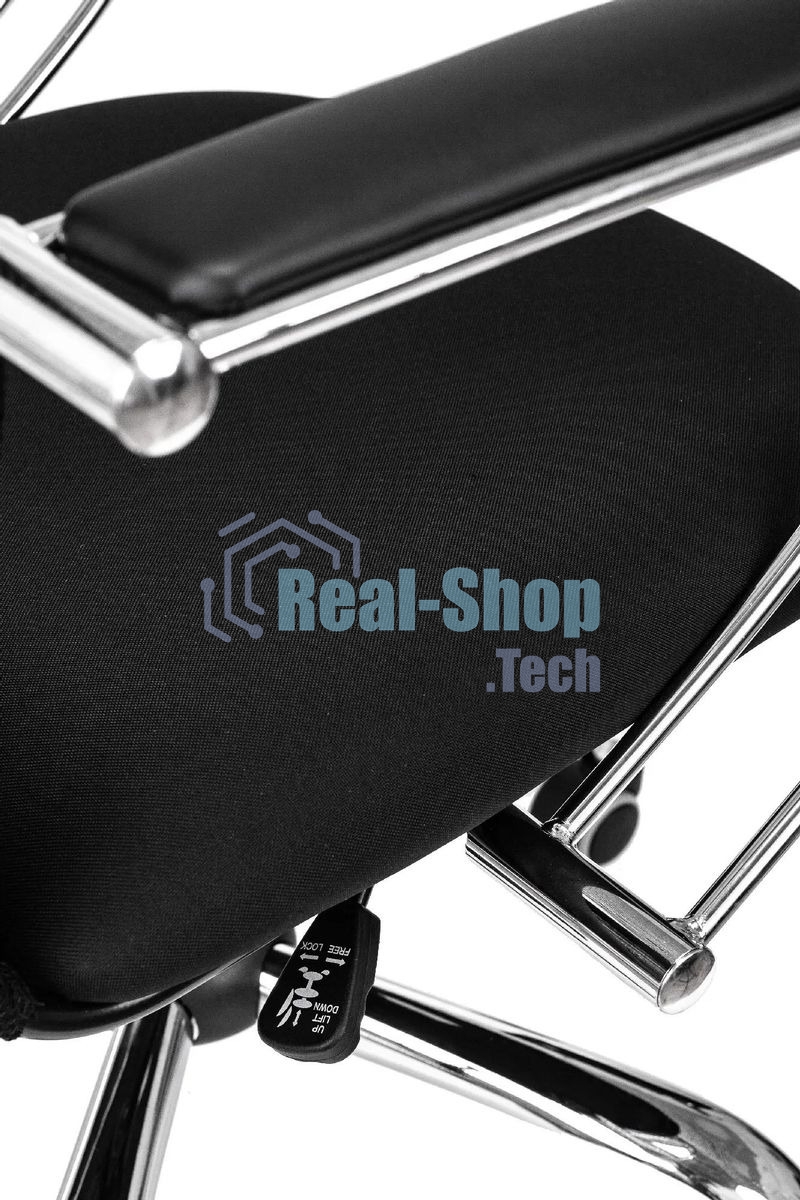 Кресло руководителя Бюрократ CH-607SL TW-01 Neo Black черный, сетка/ткань с подголов. на колес. металл хром