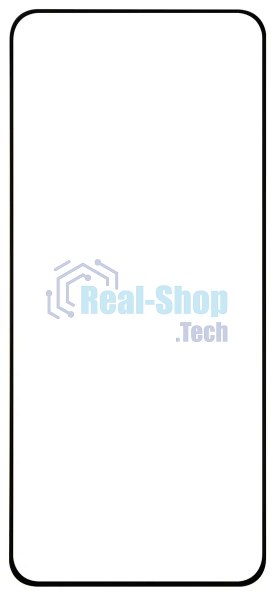 Защитное стекло для экрана Redline черный для Realme 12 4G 2.5D 1шт. (УТ000039355)
