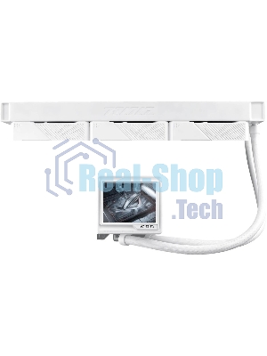 Система жидкостного охлаждения ASUS ROG RYUJIN III 360 ARGb EXTREME WHT 90RC0132-M0EAY0 белый 120мм алюминий+медь 2800rpm 36db 4-pin 305W