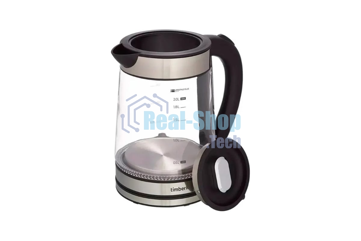 Чайник электрический Timberk T-EK27G01 1800Вт 2л стальной/черный