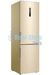 Холодильник Haier C4F640CGGU1 золотистый двухкамерный 285/115л морозилка снизу, No Frost