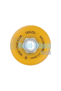 Щетка для УШМ Denzel 75 мм, чашка, нейлоновая щетина, М14