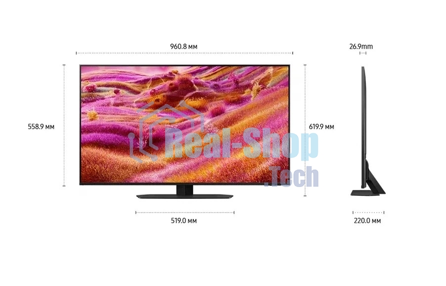 Телевизор Samsung QE43QN90FAUXRU, 43