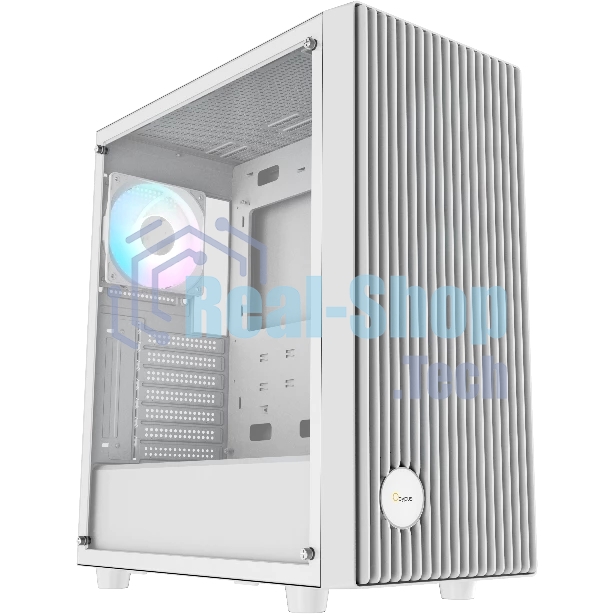 Компьютерный корпус Ocypus Gaммa C70 WH ARGB ATX/win/белый/4 ARGB fans/no PSU/Tempered Glass