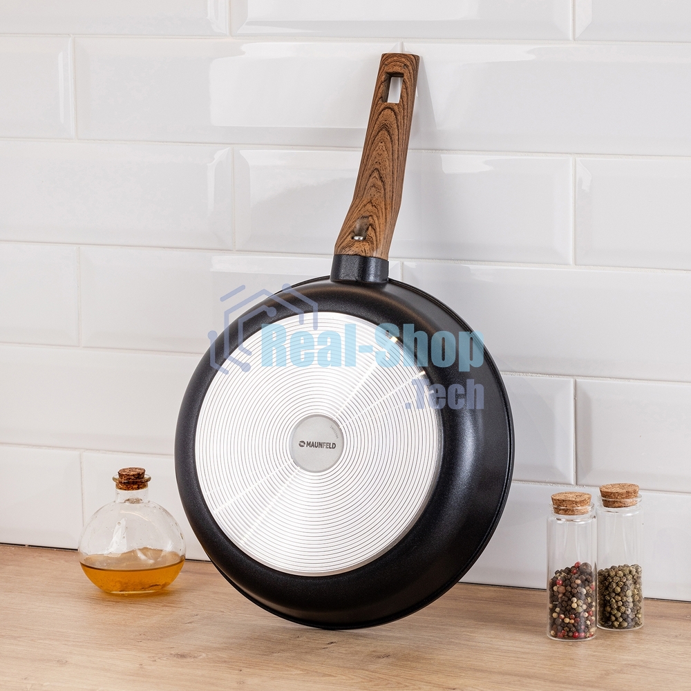 Сковорода Maunfeld ALVA MF24LV01FP из литого алюминия, 24 см