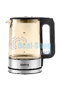 Чайник электрический Korting KWK 0903 G объем 1.7 л, материал: стекло, механическое управление, фильтр от накипи, 5 температурных режимов, автоотключение, поддержание температуры