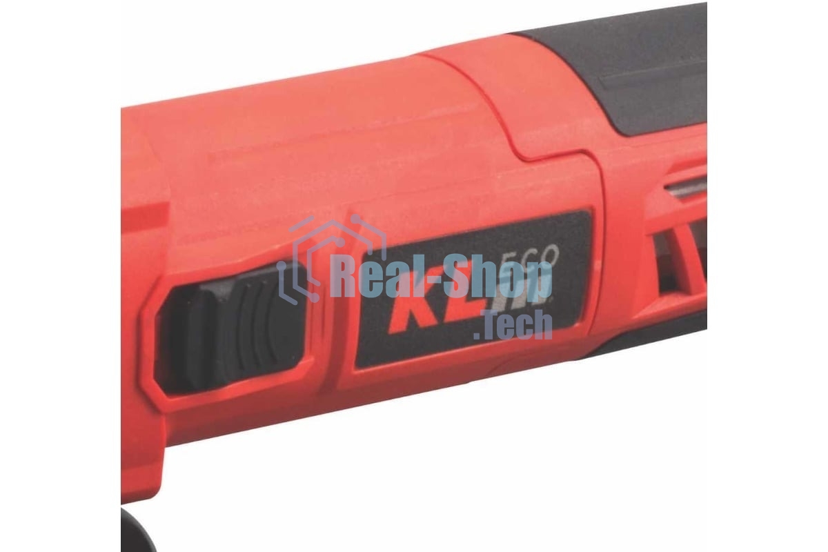 Угловая шлифовальная машина (болгарка) KLECO KE90125AT 900 Вт (125мм, сеть, защитн кожух, рукоять, ключ, запасн угол. щетка)